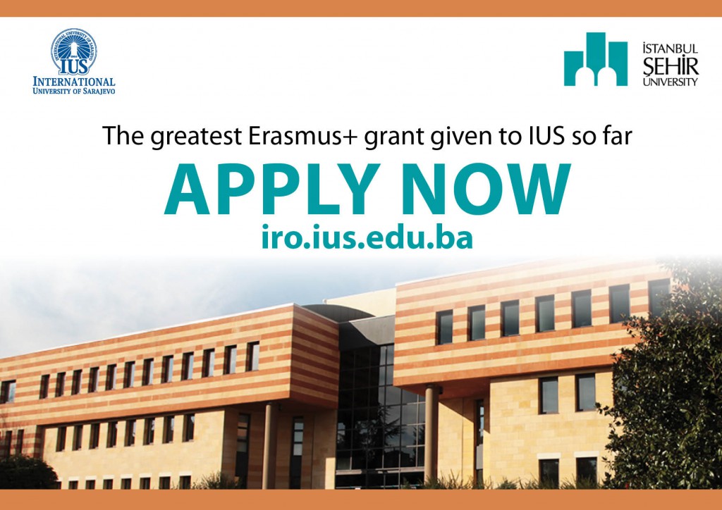 Najveći Erasmus+ grant dodijeljen IUS-u Najveći Erasmus+ grant dodijeljen IUS-u
